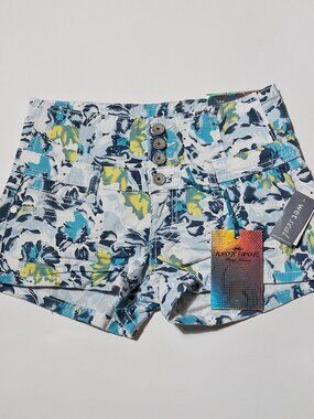 NWT Floral High Waisted Shorts